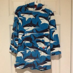 Boys Size 5-6 Mini Boden Swim Cover Up